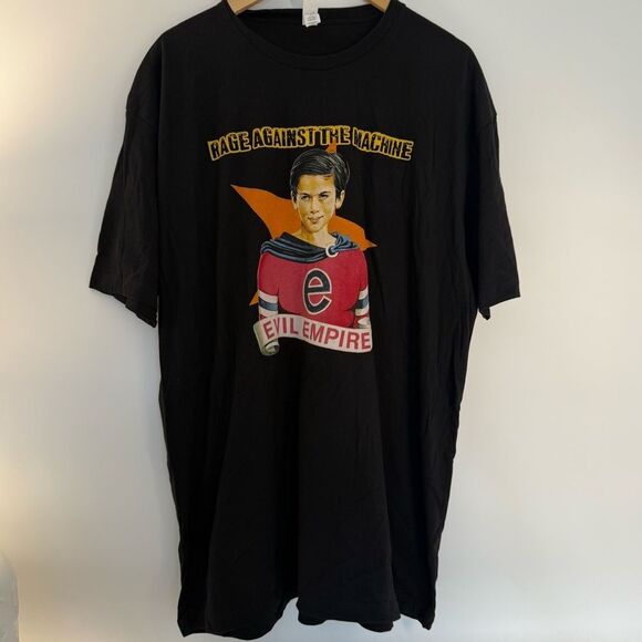 NWOT RAGE AGAINST THE MACHINE EVIL EMPIRE FEAR IS YOUR ONLY GOD T SHIRT XXL - Picture 1 of 7